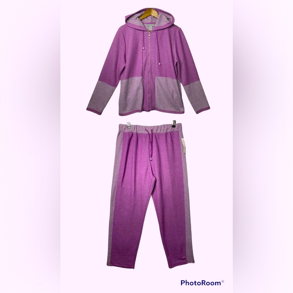 Women Pullover Hoodie Tracksuit Two Piece Sets Pockets Sweatpants